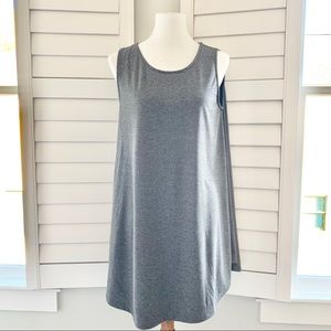 Gray Sleeveless Cotton Dress Size Small